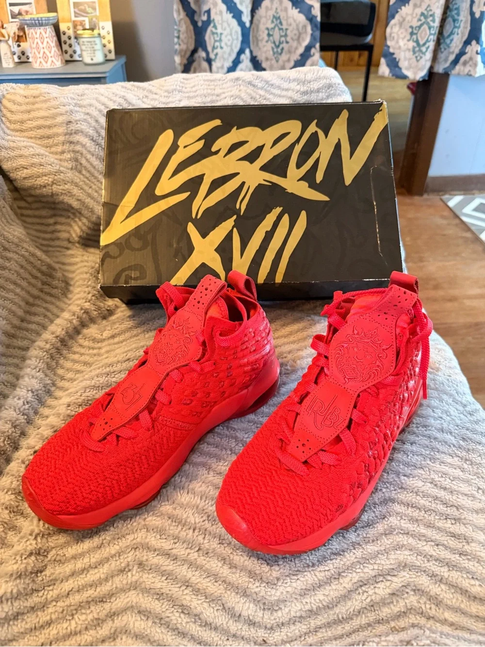 XVII Youth Performance Basketball Shoes - Red - LIKE NEW!!